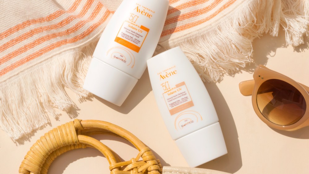 best sunscreens for sensitive skin, Avène Solaire UV Mineral Multi Defense Sunscreen Fluid SPF 50