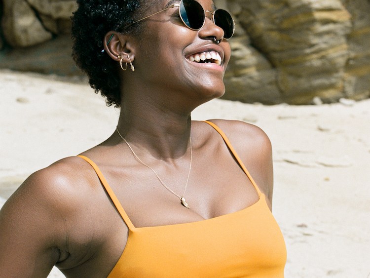 Boyish Jeans teamed with swimwear brand Vitamin A on a sustainable capsule collection, marking its first venture into swim.