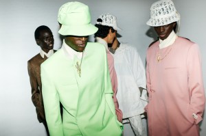 Backstage at Dior Men Men's Spring 2022