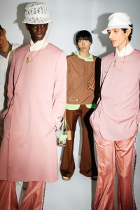 Backstage at Dior Men Men's Spring 2022