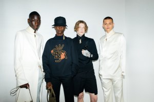 Backstage at Dior Men Men's Spring 2022