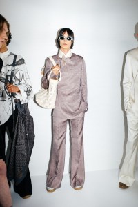 Backstage at Dior Men Men's Spring 2022