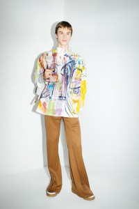 Backstage at Dior Men Men's Spring 2022