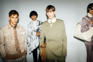 Backstage at Dior Men Men's Spring 2022