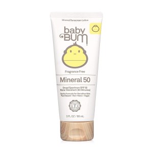 best sunscreens for sensitive skin, Baby Bum SPF 50 Sunscreen Lotion
