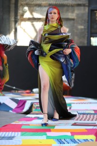 A look from the Central Saint Martins BA Fashion Show 2021.