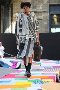 A look from the Central Saint Martins BA Fashion Show 2021.