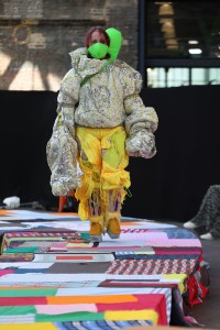 A look from the Central Saint Martins BA Fashion Show 2021.