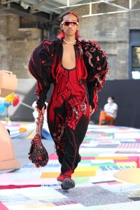 A look from the Central Saint Martins BA Fashion Show 2021.