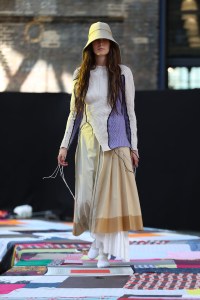 A look from the Central Saint Martins BA Fashion Show 2021.