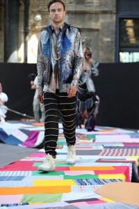 A look from the Central Saint Martins BA Fashion Show 2021.