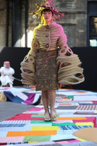 A look from the Central Saint Martins BA Fashion Show 2021.
