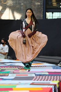 A look from the Central Saint Martins BA Fashion Show 2021.