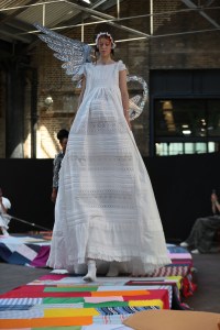 A look from the Central Saint Martins BA Fashion Show 2021.