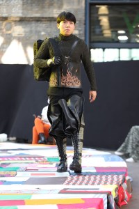 A look from the Central Saint Martins BA Fashion Show 2021.