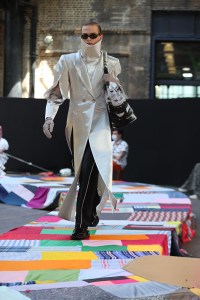 A look from the Central Saint Martins BA Fashion Show 2021.