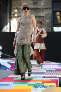 A look from the Central Saint Martins BA Fashion Show 2021.
