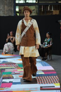 A look from the Central Saint Martins BA Fashion Show 2021.