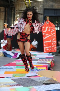 A look from the Central Saint Martins BA Fashion Show 2021.
