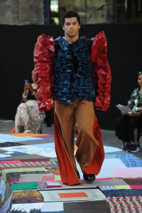 A look from the Central Saint Martins BA Fashion Show 2021.