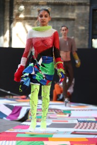 A look from the Central Saint Martins BA Fashion Show 2021.