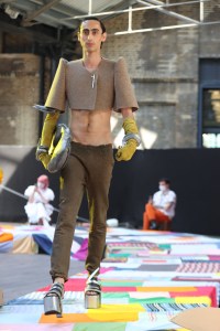 A look from the Central Saint Martins BA Fashion Show 2021.