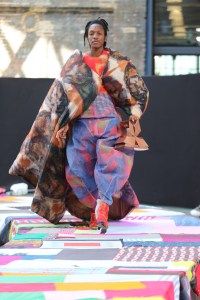 A look from the Central Saint Martins BA Fashion Show 2021.