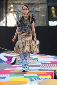 A look from the Central Saint Martins BA Fashion Show 2021.