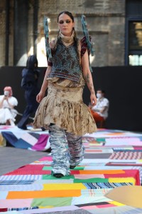 A look from the Central Saint Martins BA Fashion Show 2021.