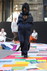 A look from the Central Saint Martins BA Fashion Show 2021.