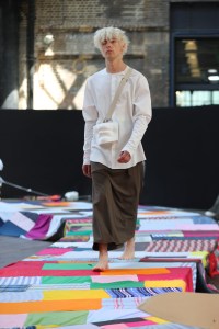 A look from the Central Saint Martins BA Fashion Show 2021.