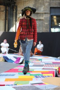 A look from the Central Saint Martins BA Fashion Show 2021.