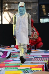 A look from the Central Saint Martins BA Fashion Show 2021.
