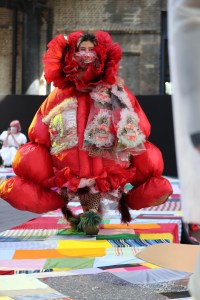 A look from the Central Saint Martins BA Fashion Show 2021.