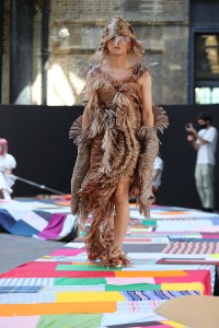 A look from the Central Saint Martins BA Fashion Show 2021.