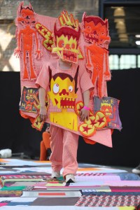 A look from the Central Saint Martins BA Fashion Show 2021.