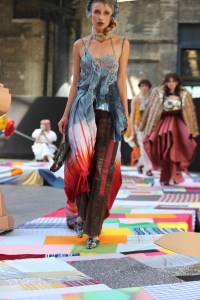 A look from the Central Saint Martins BA Fashion Show 2021.