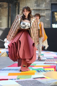 A look from the Central Saint Martins BA Fashion Show 2021.