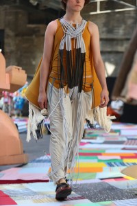 A look from the Central Saint Martins BA Fashion Show 2021.