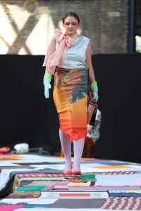 A look from the Central Saint Martins BA Fashion Show 2021.