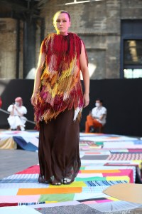 A look from the Central Saint Martins BA Fashion Show 2021.
