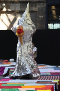 A look from the Central Saint Martins BA Fashion Show 2021.