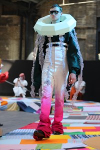 A look from the Central Saint Martins BA Fashion Show 2021.
