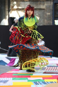 A look from the Central Saint Martins BA Fashion Show 2021.