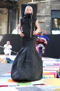 A look from the Central Saint Martins BA Fashion Show 2021.