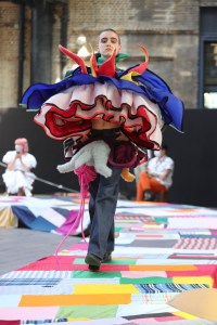 A look from the Central Saint Martins BA Fashion Show 2021.