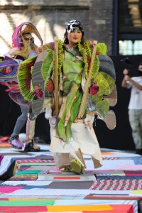 A look from the Central Saint Martins BA Fashion Show 2021.