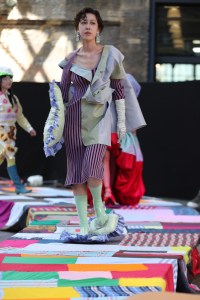 A look from the Central Saint Martins BA Fashion Show 2021.