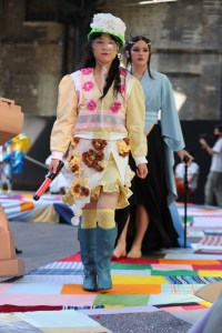 A look from the Central Saint Martins BA Fashion Show 2021.