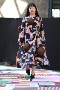 A look from the Central Saint Martins BA Fashion Show 2021.